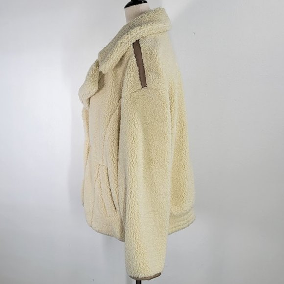 FREE PEOPLE joplin cozy sherpa jacket Sz XL  NEW - Picture 4 of 10